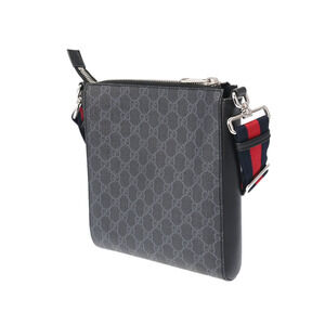 Gucci Messenger Canvas GG Shoulder Supreme Black Bag
